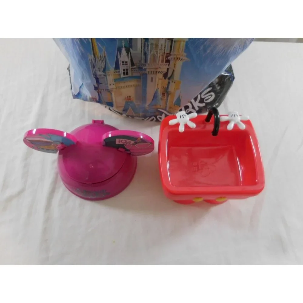 Disney Parks Ear Hat A Very Merry Unbirthday Ice Cream Sundae Bowl + Mickey Sink